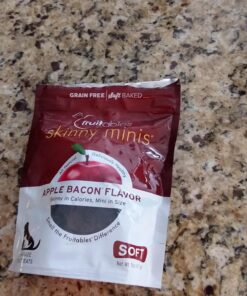 Fruitables Skinny Mini Dog Treats – Healthy Treats for Dogs – Low Calorie Training Treats – Free of Wheat, Corn and Soy – Apple Bacon – 5 Ounces 5 Ounce (Pack of 1) 28 818ven4FKiL