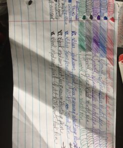 Pentel R.S.V.P. Ballpoint Pen, Fine Line, (0.7mm), Assorted Ink, Clear Barrel, 5 Pack (BK90BP5M) Assorted Ink Colors 23 818w1cSO EL