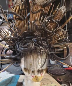 Homdipoo Realistic Fake Rubber Toy Snake Black Fake Snakes That Look Real Prank Stuff Cobra Snake 27 Inch Long (Black) 17 818wpIvXmJL