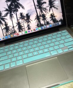 RUBAN for Old MacBook Pro Retina 13 inch (A1502 & A1425 Models) 2015 2014 2013 2012 Release,Plastic Hard Shell Case & Keyboard Cover, Turquoise 54 818wzCY5SiL