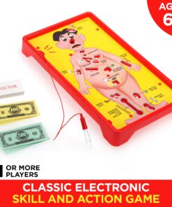 Alternative view of Operation Electronic Board Game, Family Games for Kids Ages 6+, Kids Board Games for 1+ Players, Funny Games for Kids, Kids Gifts (Amazon Exclusive)