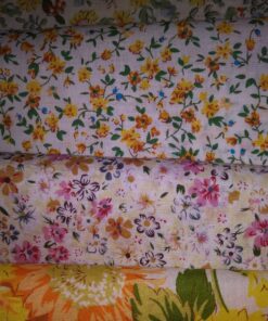 RayLineDo® 10 Pcs Different Pattern Multi Color 100% Cotton Poplin Fabric Fat Quarter Bundle 18" x 22" Patchwork Quilting Fabric Yellow and Pink Series 20 818xsh6NKZL