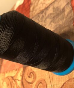 Haobase Black Bonded Nylon Sewing Thread 1500 Yard Size T70 #69 37 818y5kjTxrL