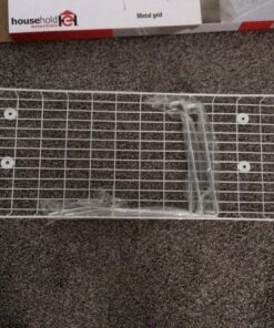 Household Essentials 05100 Rear Display Over-The-Washer Storage Shelf | Organize and Store Laundry Room Supplies | White 40 818ygzdiiiL