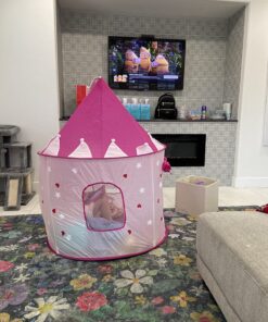 SueSport Girls Princess Castle Play Tent, Pink 36 818yw7lXsEL