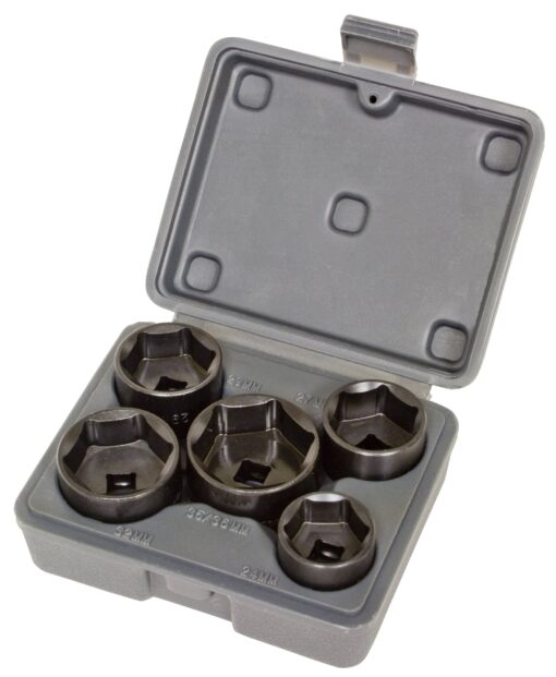 Lisle 13300 5-Piece Filter Socket Set 5 Piece Filter Socket Set