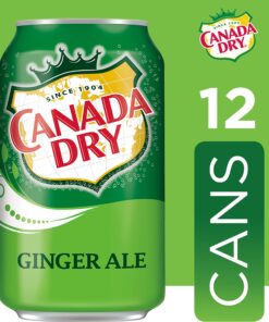Canada Dry Ginger Ale Soda, 12 fl oz cans (Pack of 12) 25 819 bEkHy7S