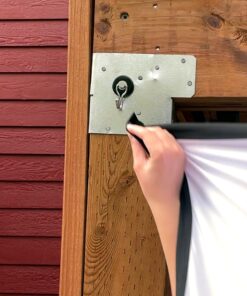 Master Magnetics 7580 Magnetic Hook Organizer Rotating Swing Hook 65 Pound Pull Force 1.47Diameter 0.54Thick Black 29 81909TGElgL