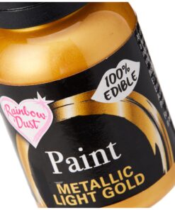 Rainbow Dust Metallic Food Paint Metallic Light Gold 19 8191HxY7CBL