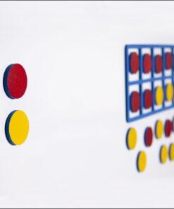 LEARNING ADVANTAGE Giant Magnetic Foam Ten Frames - In Home Learning Manipulative for Early Math - 2 Frames with 20 Disks - Teach Number Concepts, Addition and Subtraction 21 8191JZ8ixL