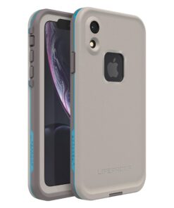 Alternative view of LifeProof iPhone XR FRĒ Series Case - BODY SURF (CEMENT/GARGOYLE/HAWAIIAN OCEAN), waterproof IP68, built-in screen protector, port cover protection, snaps to MagSafe Body Surf (Cement/Gargoyle/Hawaiian Ocean)