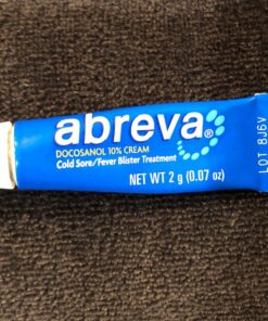 Abreva 10 Percent Docosanol Cold Sore Treatment, Treats Your Fever Blister in 2.5 Days - 0.07 oz Tube x 2 26 8192OKqTSL