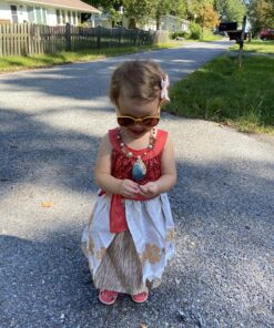 Disney Princess Disney Moana Necklace Light Up Magical Seashell Heart of Te Fiti 42 8193x6cvWfL