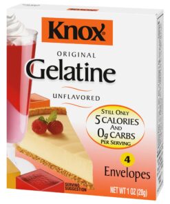 Knox Unflavored Gelatin (4 Envelopes) 1 Ounce (Pack of 1) 18 81984K5MNWL