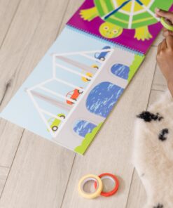 Melissa & Doug Tape Activity Book: 4 Rolls of Easy-Tear Tape and 20 Reusable Scenes 27 8198zYYkEBL