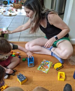 LEGO DUPLO Town Truck & Tracked Excavator 10812 Dump Truck and Excavator Kids Construction Toy with DUPLO Construction Worker Figures (26 Pieces) Standard 36 81997zR5gxL