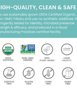 Himalaya Organic Trikatu, Herbal Supplement for Occasional Heartburn, Digestive Support, Gas, Bloating, Overeating, Ginger, Black Pepper, Non-GMO, USDA Organic, Vegan, 60 Plant-Based Caplets 11 819AgbNkZEL