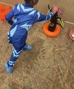 Disguise Catboy Costume for Kids, Official PJ Masks Costume Jumpsuit Medium (3T-4T) 21 819Bwm5QD1L