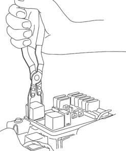Alternative view of Lisle 46950 Relay Puller Pliers