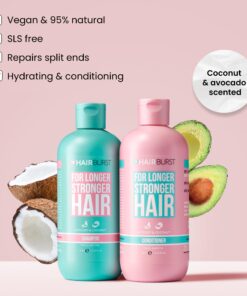 Alternative view of Hairburst Hair Growth Shampoo & Conditioner Set For Women - Vegan Shampoo for Anti Hair Loss & Thinning Hair