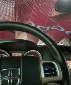 Plasticolor 003705R01 Dodge Red Windshield Sunshade 28 819Cq sWSOL