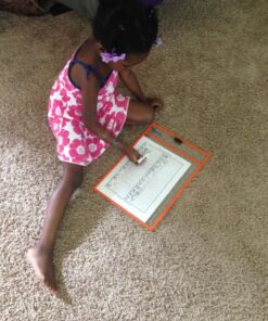 Learning Resources Write and Wipe Pockets, 5 Colorful Classroom Dry Erase Pockets, Ages 3+ 19 819DyXHZL5L