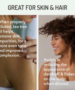 Eve Hansen Organic Tea Tree Oil (4oz) | Melaleuca Alternifolia | Pure Tea Tree Essential Oil for Skin, Scalp, Nails and Aromatherapy 28 819FpcrB6lL