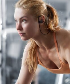 Bluetooth Headphones, Hussar Magicbuds Best Wireless Sports Earphones with Mic, IPX7 Waterproof, HD Sound with Bass, Noise Cancelling, Secure Fit, up to 9 Hours Working time (Upgraded), Black 27 819Fr4c6oCL