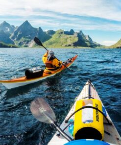 KastKing Dry Bags,100% Waterproof Storage Bags,Military Grade Construction for Swimming,Kayaking,Boating,Hiking,Camping,Fishing, Biking,Skiing A:clear Window Dry Bag-yellow-10l 26 819GJiFmGRL