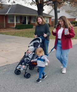 Toddler Leash & Harness for Child Safety - Keep Kids & Babies Close - Padded Shoulder Straps for Children's Comfort - Fits Toddlers w/ Chest Size 14-25.5 Inches - Kid Keeper by Mommy's Helper (Blue) 28 819Gp8CMhFL