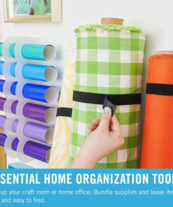 VELCRO Brand ONE-WRAP Double Sided Roll | 45 Ft x 1-1/2 In | Cut to Length Straps Heavy Duty | Bundling Ties Fasten to Themselves for Secure Hold, Black (91881) Hook and Loop Straps 33 819HTro05FL