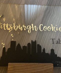 UNIQOOO 10 Pack Clear Acrylic Sign Acrylic Wedding Table Numbers, 8 x 10 inch, DIY Acrylic Sheet for Wedding Table Number Holder, Table Display Stand Signs for Party Events, Office 8x10",10 set 31 819J72GmKqL