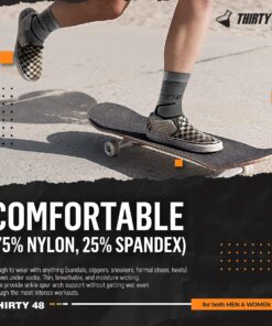 Thirty48 Plantar Fasciitis Compression Socks(1 or 2 Pairs), 20-30 mmHg Foot Compression Sleeves for Ankle/Heel Support, Increase Blood Circulation, Relieve Arch Pain, Reduce Foot Swelling Pink (1 Pair) Large 19 819Lk8AUuYL