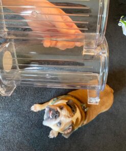 mDesign Plastic Free-Standing Wine Set Rack Storage Organizer for Kitchen Countertops, Pantry Cabinet, Fridge Organization - Holds Water Bottle and Alcohol Bottles - 2 Pack - Clear 2 bottle 35 819LtGUhAwL