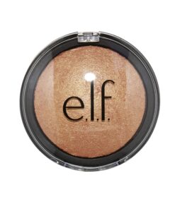 e.l.f., Baked Highlighter, Sheer, Shimmering, Hydrating, Blendable, Glides On, Creates a Radiant Glow, Nourishes, Apricot Glow, Infused with Vitamin E, Jojoba and Grape Oils, 0.16 Oz 11 819NFYtLNHL