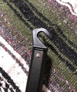 Eurmax USA 4-Pc Pack Spiral Stakes Heavy Duty Anchor Kit Ice Screw Anchor for Trampoline, Tents, tarps, Canopies,car Ports,Dog tie Out and etc Bonus Tie Down Straps 4-Pc Pack (Black) Black 35 819QGdQ mL