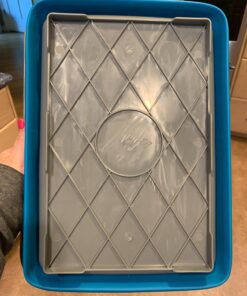 Wakeman Outdoors Collapsible Multiuse Wash Bin- Portable Wash Basin/Dish Tub/Ice Bucket with 10 L Capacity for Camping, Tailgating, More Blue 1 Pack Outdoor 43 819SFVkGmuL