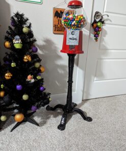 6260 Great Northern 15" Vintage Candy Gumball Machine & Bank with Stand - Everyone Loves Gumballs! Red 43 819Sh57D6L