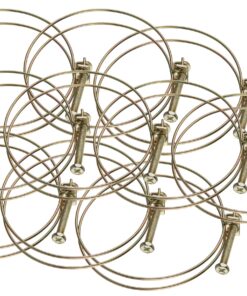 Steelex D4349 Wire Hose Clamp, 4-Inch, 10-Pack