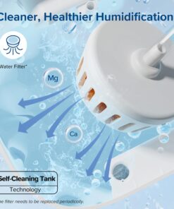 LEVOIT OasisMist 1000S (10L) Smart Humidifier for Home Large Room Bedroom, Last 100 Hours, Cover up to 600ft², Easy Top Fill, Remoter & Voice Control, Auto Mode, 360° Nozzle, Aroma Box, Quiet, White Cool Mist 10L 16 819UWTMjPBL