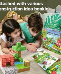 100PCS Magnetic Blocks-Build Mine Magnet World Set for Boys & Girls Age 3-5 6-8, STEM Sensory Toys for Toddlers Gifts for 3+ Years Old Girls Boys, Classroom Must Haves Construction Toys Magnetic world cubes 34 819VP3ycrLL 3