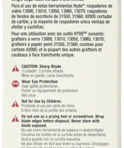 Alternative view of HYDE 13138 Single Edge Razor Blade, 50 Count