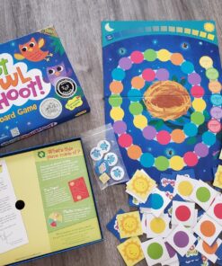 Peaceable Kingdom Hoot Owl Hoot Cooperative Color Matching Game for 2 to 4 Kids Ages 4+ 37 819Wf1 Rk8L