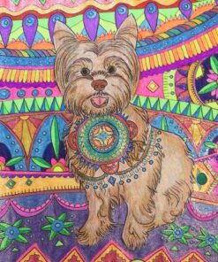 Amazing Dogs: Adult Coloring Book (Stress Relieving Creative Fun Drawings to Calm Down, Reduce Anxiety & Relax.) 46 819Wm52MUAL