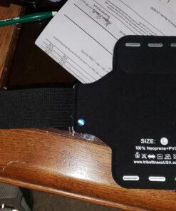 TRIBE Water Resistant Cell Phone Armband Case Running Holder for iPhone Pro Max Plus Mini SE (13/12/11/X/XS/XR/8/7/6/5) Galaxy S Ultra Plus Edge Note (21/20/10/9/8/7/6/5) Adjustable Strap & Key Pocket Dark Blue 24 819YNww3rFL