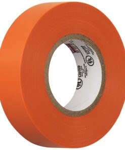 Morris 60070 Orange Vinyl Plastic Electrical Tape, 7 mil, PVC, 66' Length, 3/4" Width, 1-Pack