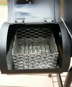 White Arc Smokers Charcoal Basket (Offset Smokers with Firebox) 10" x 10" x 6" 18 819Yuu43rBL