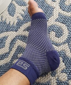 SB SOX Plantar Fasciitis Relief Socks (1 Pair) for Women & Men - Best Compression Sleeves for All Day Wear with Foot/Arch Support for Pain Relief (Navy, Small) Navy 24 819Z7BfE6wL 1