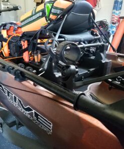 YakAttack Omega Fishing Rod Holder with Track Mounted LockNLoad Mounting System, Pro and Standard Edition - Multiple Colors | Kayak Fishing Accessories Black (Professional) 37 819a9zK4xbL