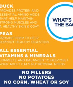 Natural Balance Limited Ingredient Diets Green Pea & Duck Formula Dry Cat Food, 5 lbs. Duck & Green Pea 5.00 Pound (Pack of 1) 17 819aE5cmJkL 1